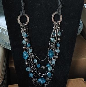 Black and Blue Necklace